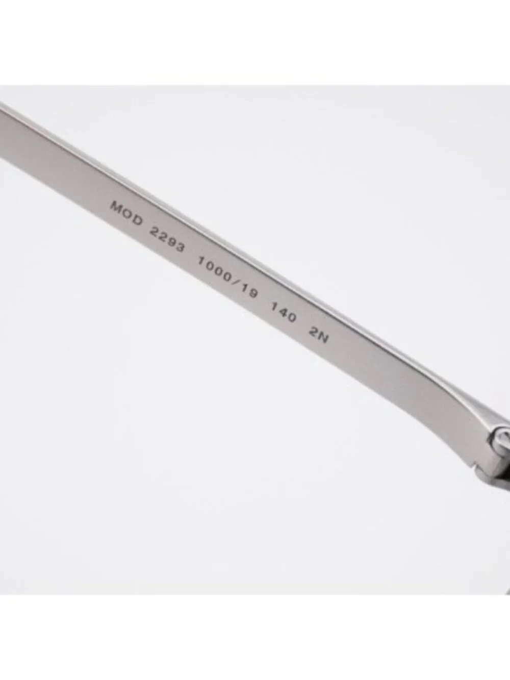 Versace VE2293 100019 Shield Sunglasses - Silver Shield Frame, Blue Lenses